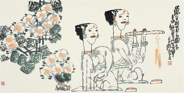 “艺术财富”中国名家书画作品展亮相杭州