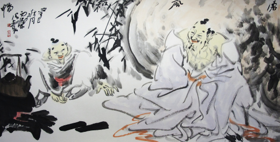 拂雾  69×138cm